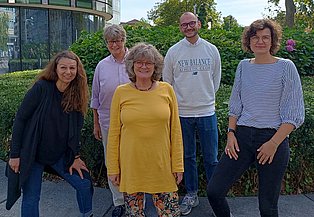 Gruppenbild von fünf Vorstandsmitgliedern