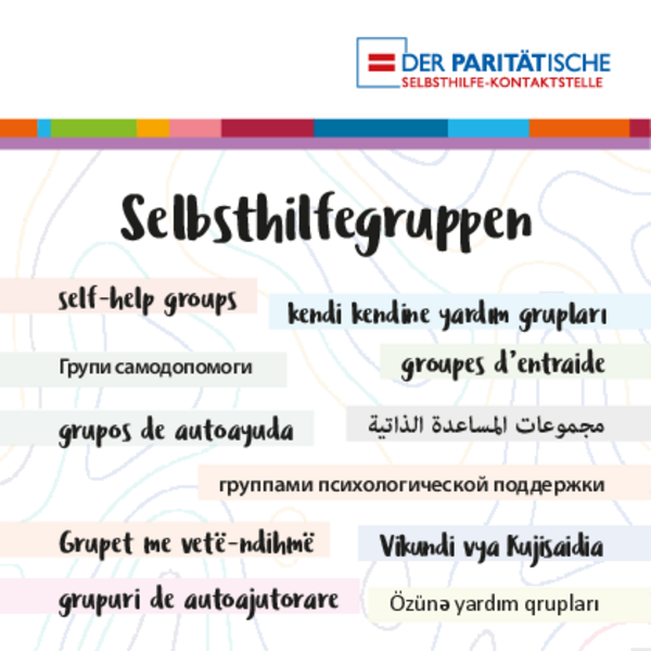 Flyer Selbsthilfegruppen - mehrsprachig
